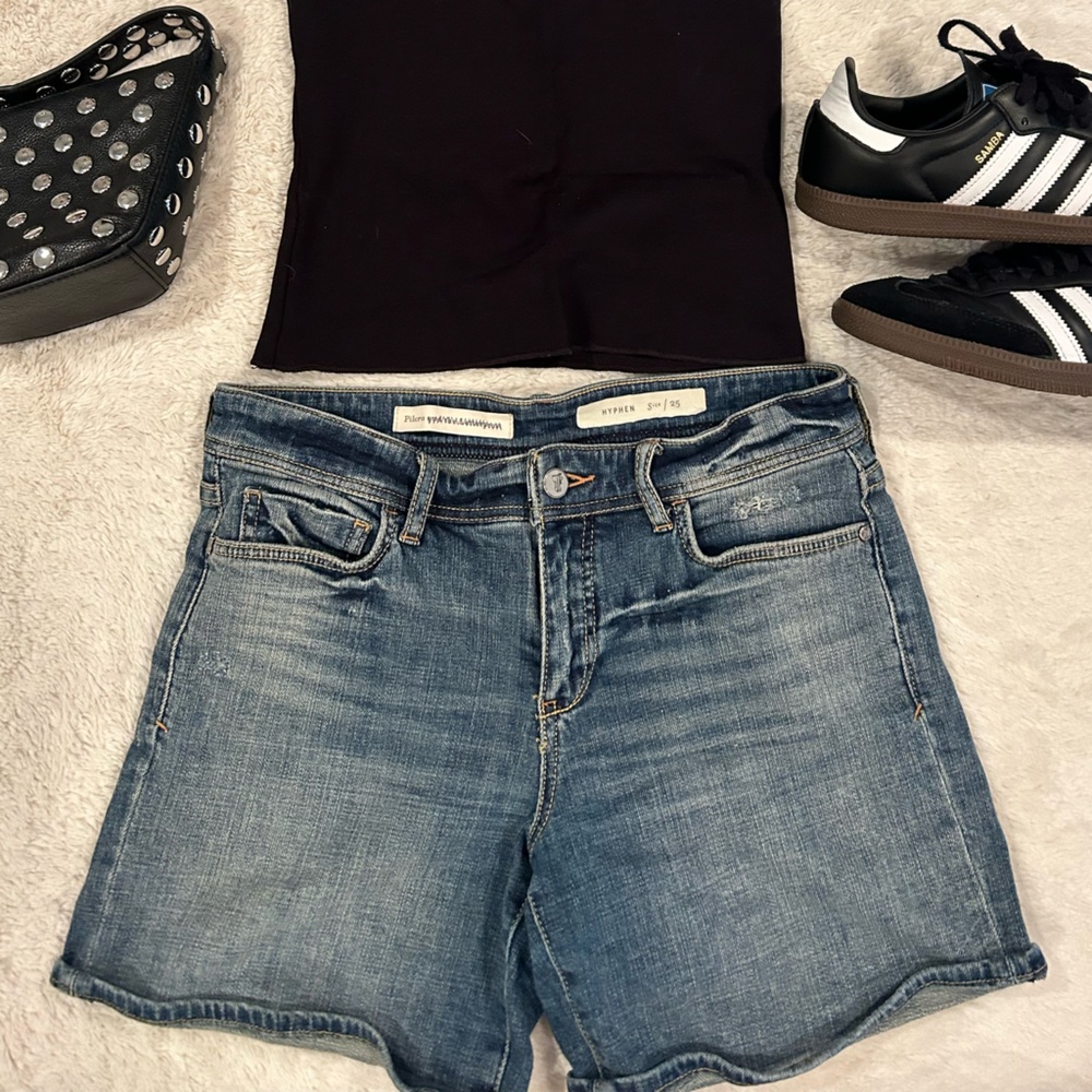 Pilcro Blue Jean Shorts